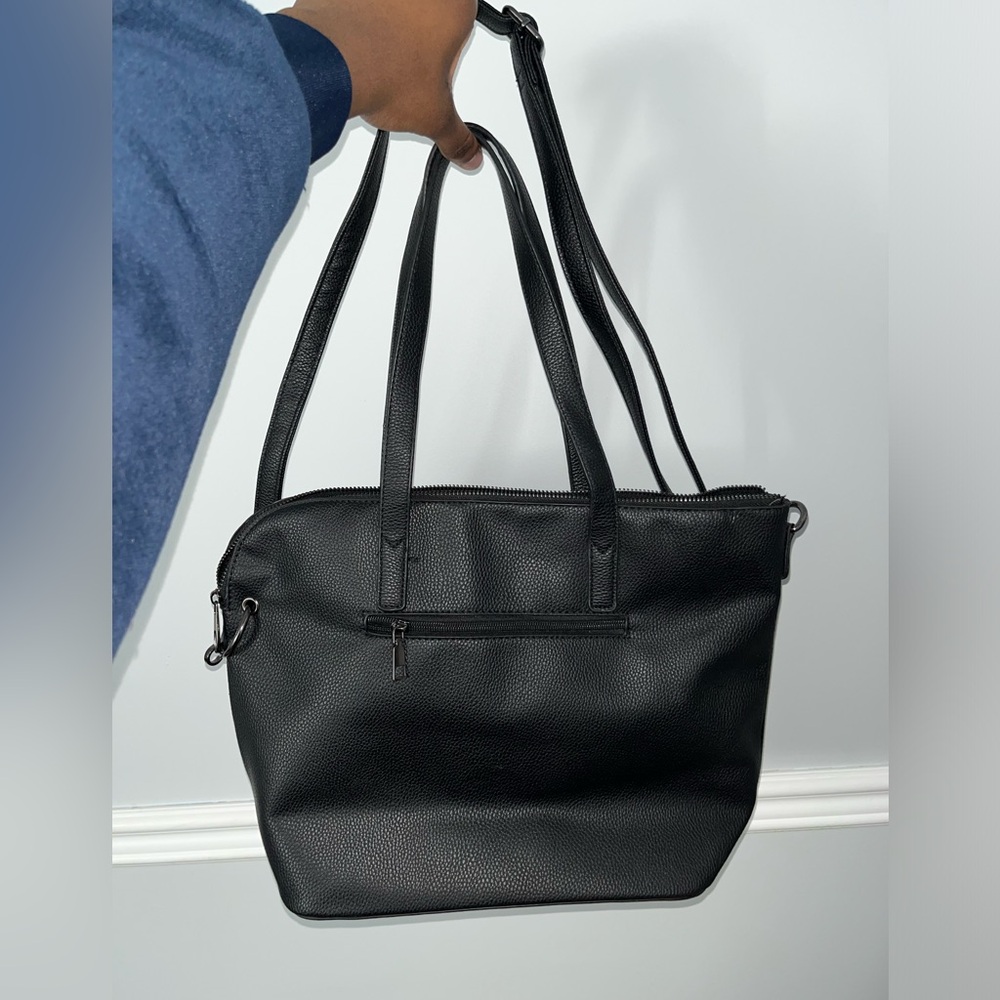 Faux Leather Tote Bag